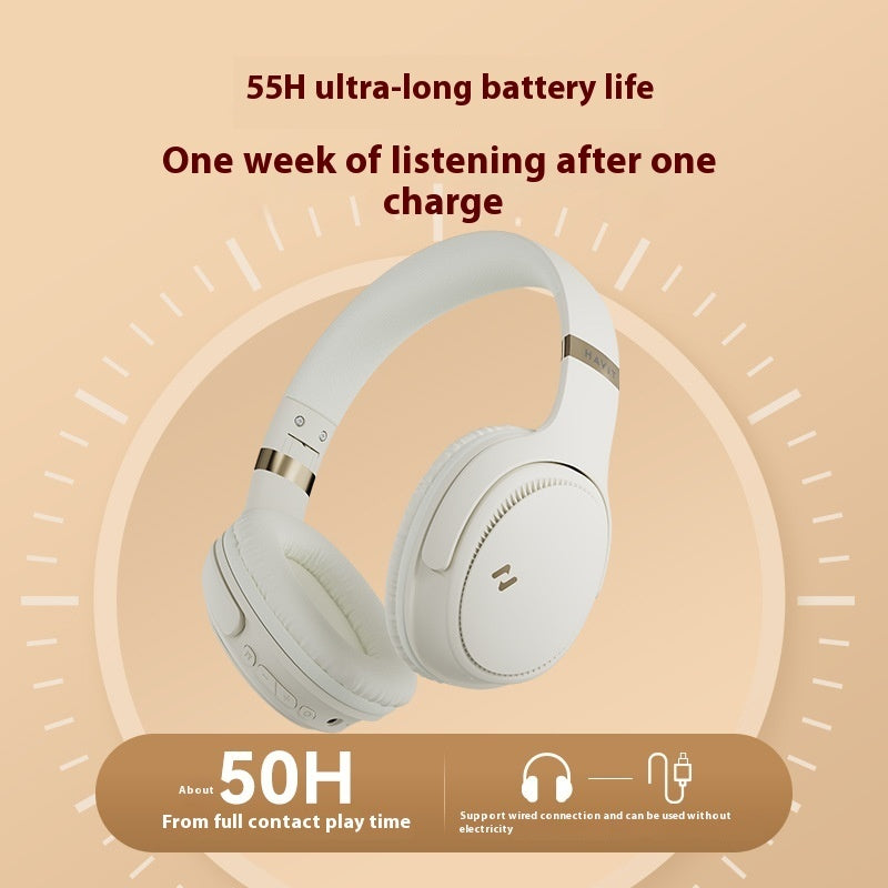 Wireless Bluetooth Headphones Over-Ear Head-Mounted