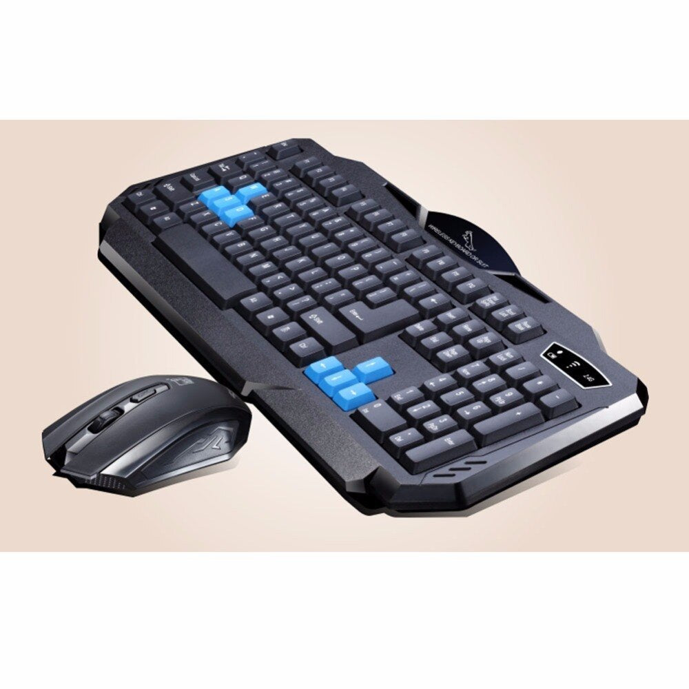 Wireless Keyboard and Mouse Combo Ergonomic Colorful Design