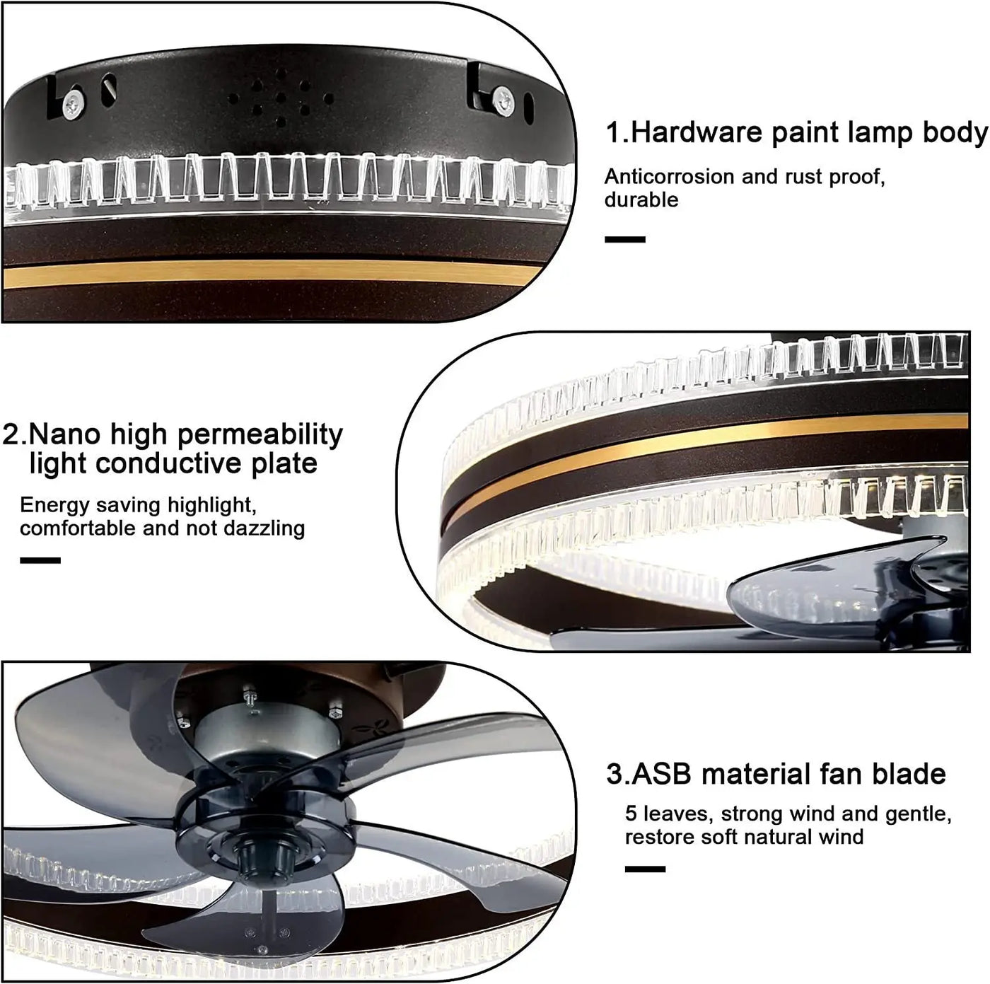 Ceiling Fan Home Integrated Invisible Ceiling Fan Light S M A Group