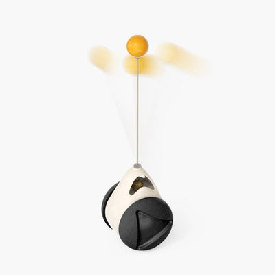 Glowing Cat Turntable Windmill Toy Interactive Pet Toy