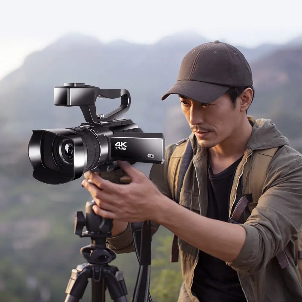 New Handheld High-Definition Digital Video Camera 4K Conference Camera Recorder Short Video Camera Dv S M A Group