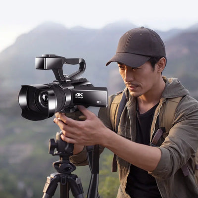 New Handheld High-Definition Digital Video Camera 4K Conference Camera Recorder Short Video Camera Dv S M A Group