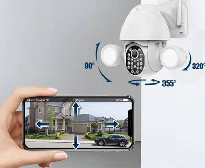 Tuya Double Fill Light Ball Machine 3Mp High-Definition Camera Security Surveillance Camera Smart Home - S M A Group # #