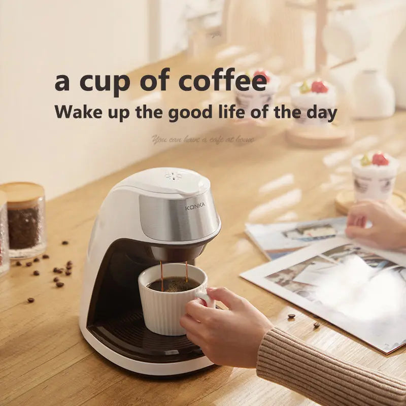 New Coffee Machine Fully Automatic Home Office Mini American Small Portable Coffee Maker S M A Group