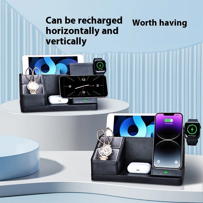3-in-1 Wireless Charging Station for Phone Watch and Earbuds