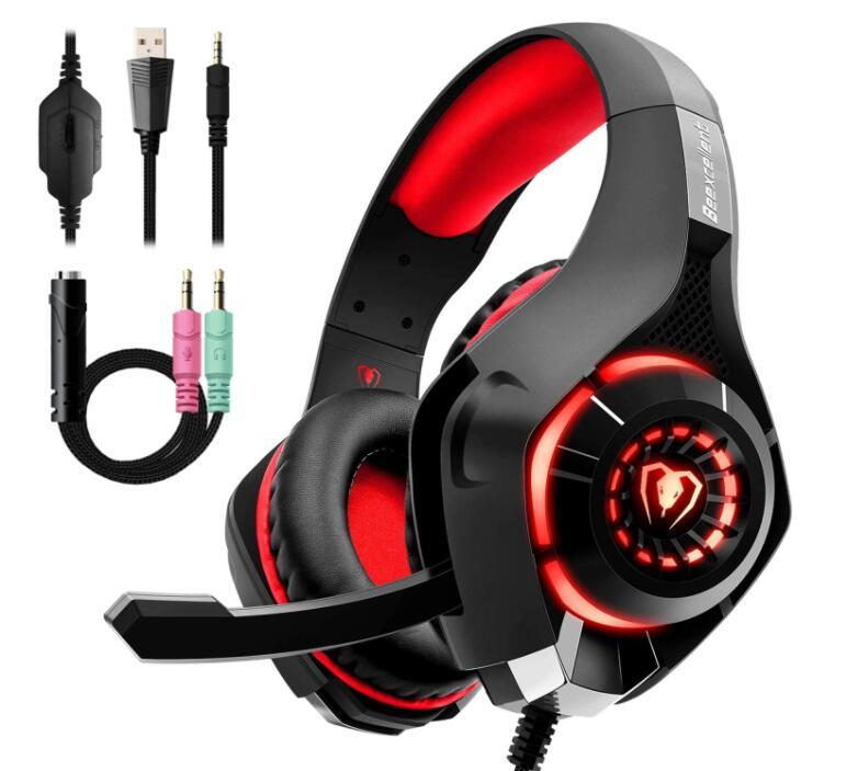 Gaming Headphones Over-Ear Wired and Wireless for PC