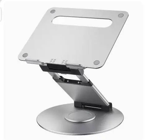 Notebook Bracket Laptop Bracket Aluminum Alloy Desktop Adjustable Base 360-degree Rotation - S M A Group # #