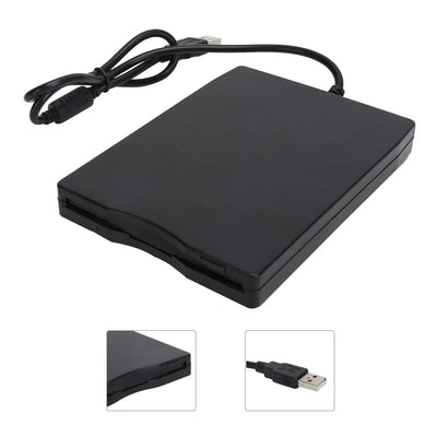 USB Floppy Disk Drive External Portable 1.44MB FDD Universal for Laptops Desktops 3.5in - S M A Group # #