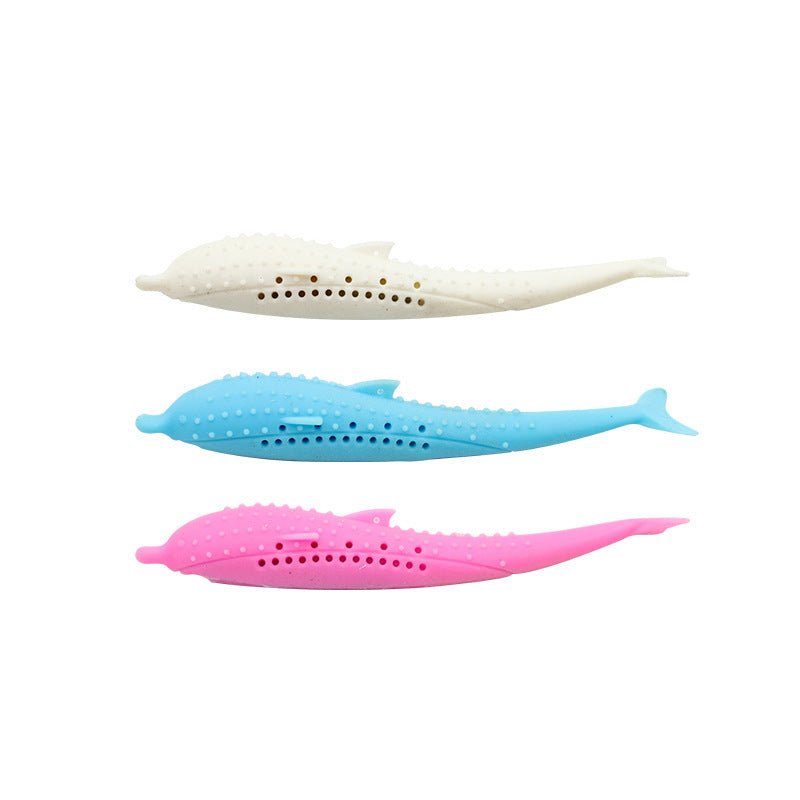 Cat Toothbrush Chew Toy for Dental Care and Play