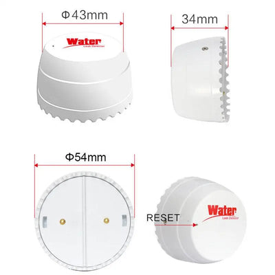 Tuya WiFi Smart Leakage Alarm Home Overflow Flood Detector With Buzzer - S M A Group # #