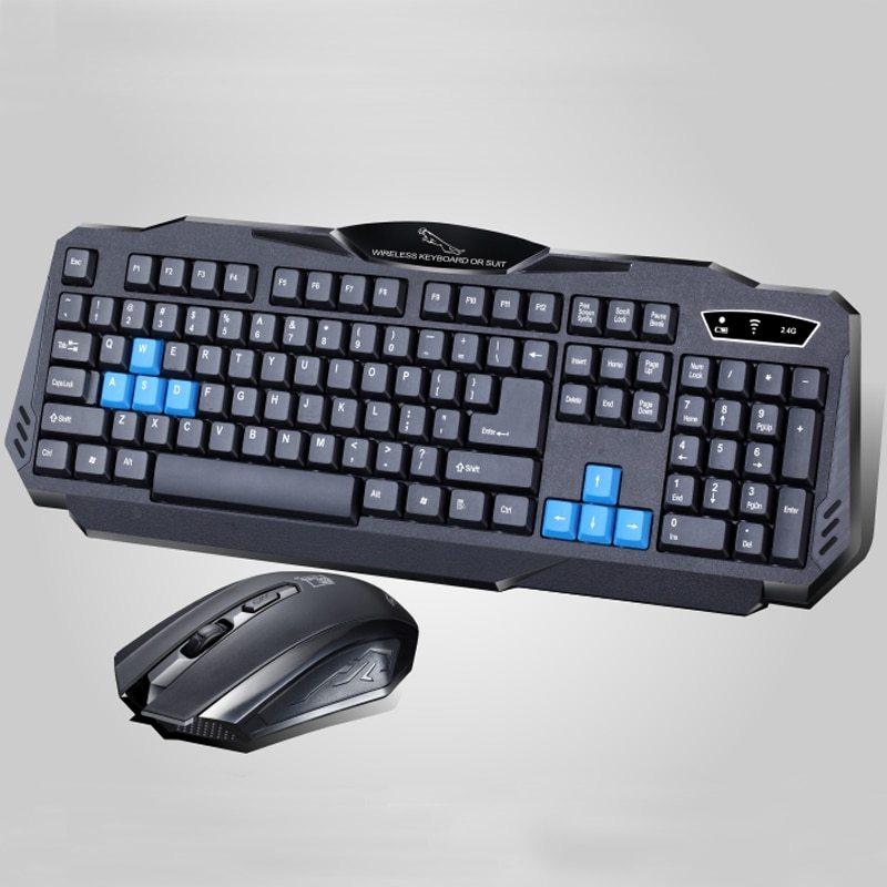 Wireless Keyboard and Mouse Combo Ergonomic Colorful Design