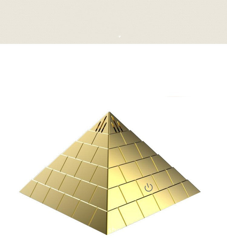 USB Car Air Purifier Pyramid Design Quiet Freshener