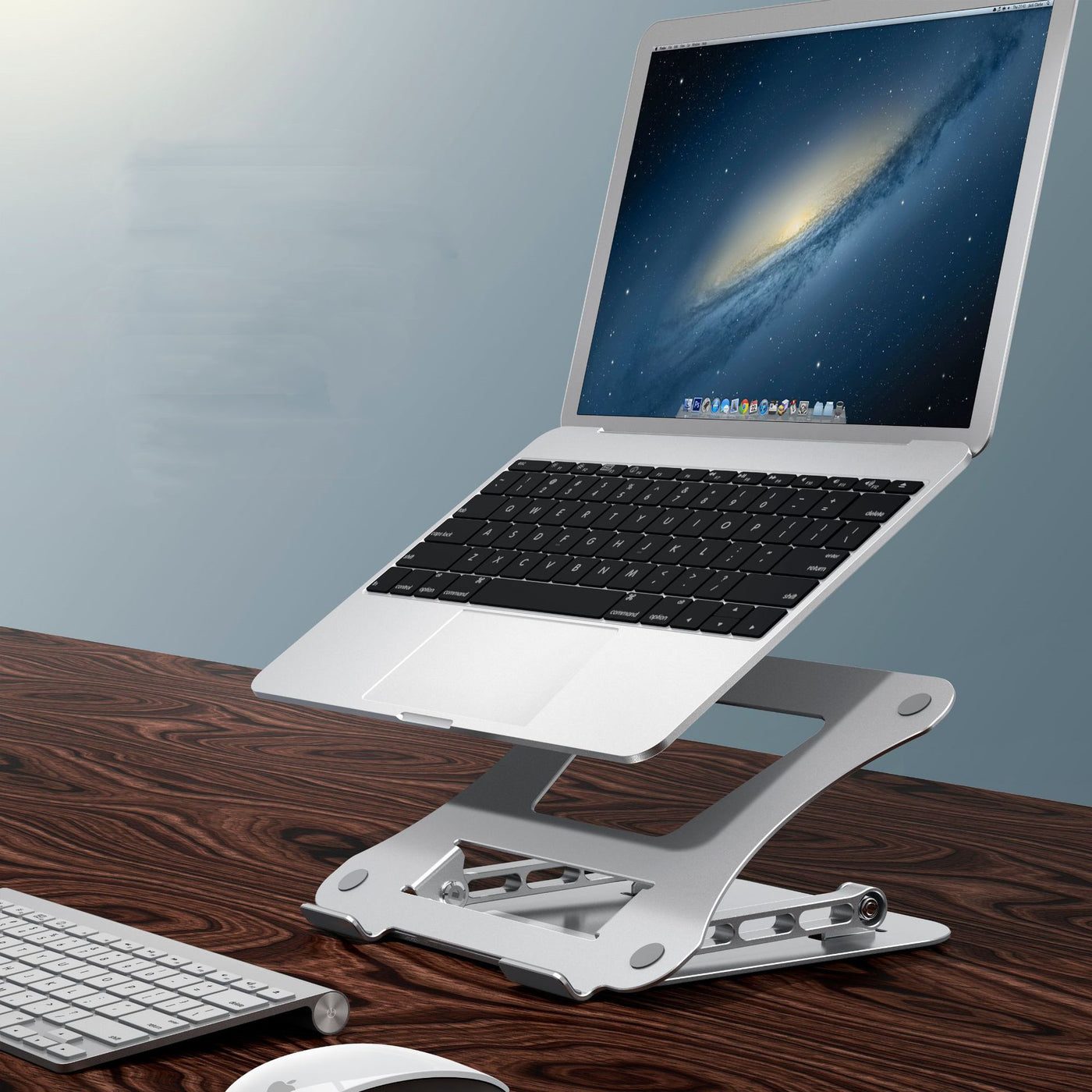 Aluminum Laptop Stand Foldable Desktop Base with Cooling Support