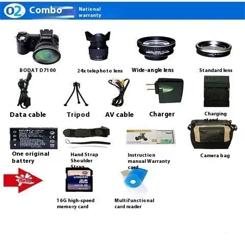 Telephoto Digital Camera D7100 Automatic Focus FHD HD Camera 33 Million S M A Group