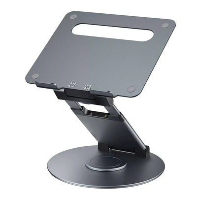 Notebook Bracket Laptop Bracket Aluminum Alloy Desktop Adjustable Base 360-degree Rotation - S M A Group # #
