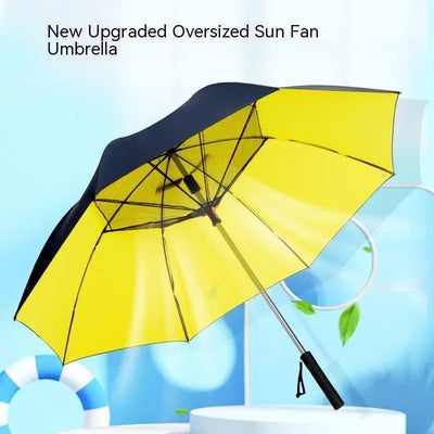 USB Power Bank Umbrella With Fan Summer Cooling S M A Group