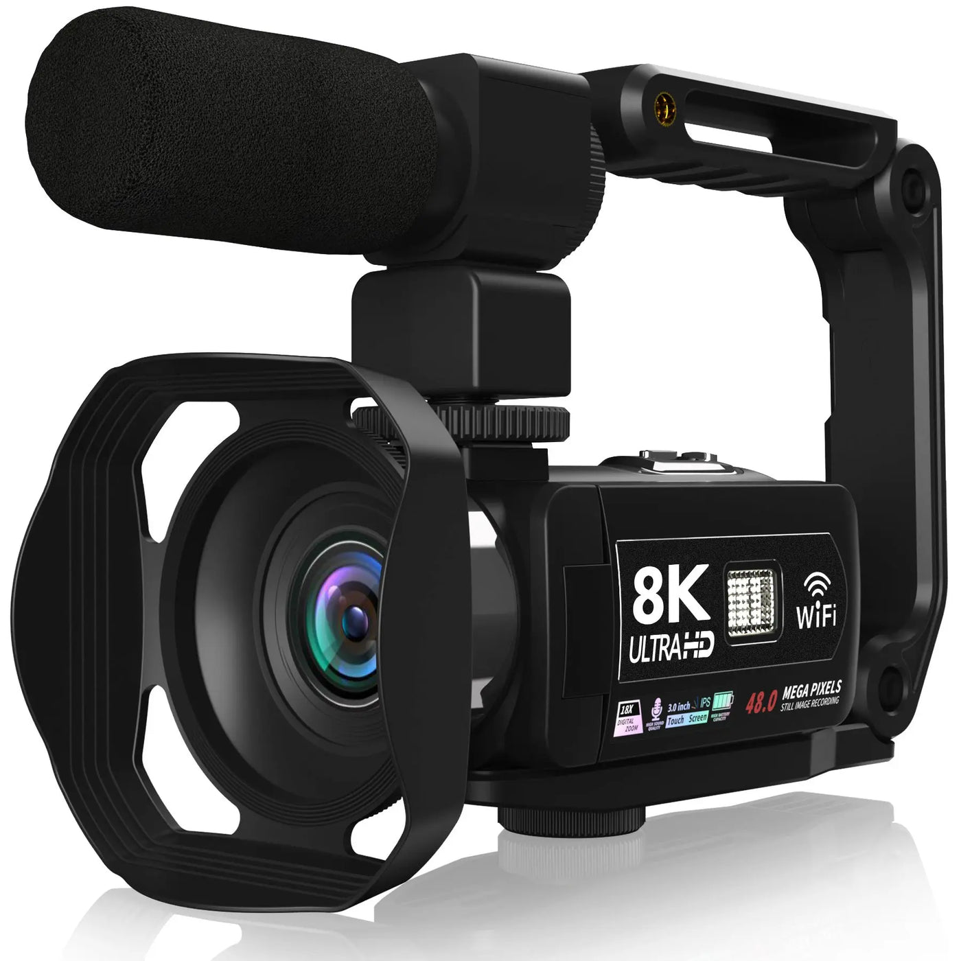 8KWIFI HD Digital Camera Touch Screen Handheld Automatic S M A Group