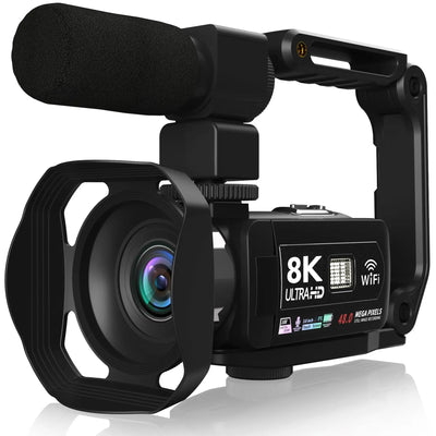 8KWIFI HD Digital Camera Touch Screen Handheld Automatic S M A Group
