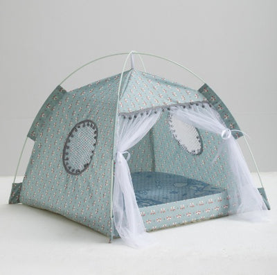 Cat Tent Enclosed Pet Bed Cozy House for Cats