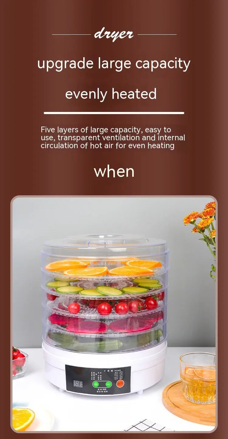 Household Fruit Dehydrator Food Small Foodstuff Dryer S M A Group