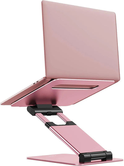 Notebook Bracket Laptop Bracket Aluminum Alloy Desktop Adjustable Base 360-degree Rotation - S M A Group # #