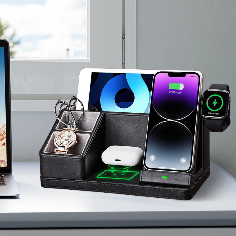 3-in-1 Wireless Charging Station for Phone Watch and Earbuds
