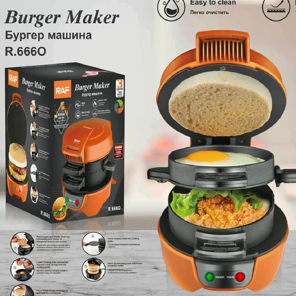 European Standard Multi-function Sandwich Bread Maker Household Frying Electric Baking Pan Breakfast Machine S M A Group